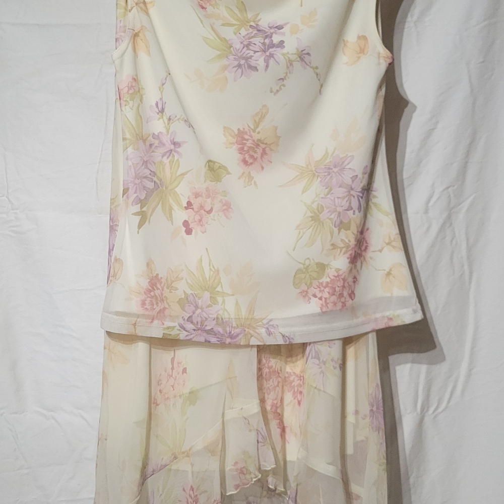Wrapper Pastel Floral Dress